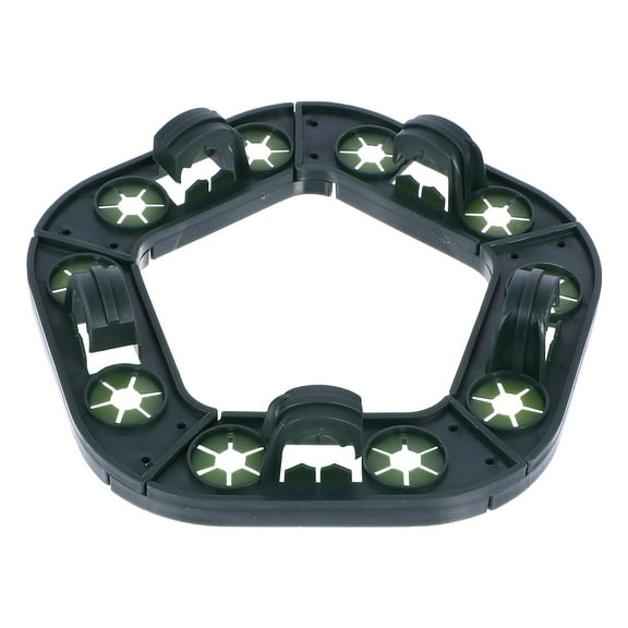 TEHAUX 2 Pcs Round Plant Support Trellis for Climbing Plants Outdoor Green