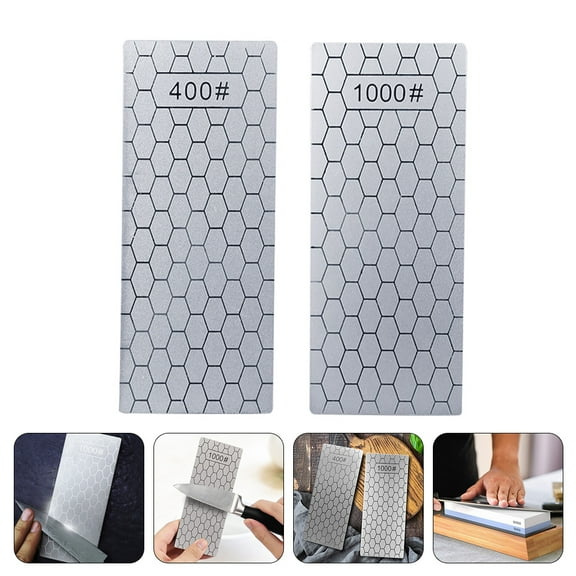 TEHAUX Manual Sharpening Stones Light Grey 2Pack