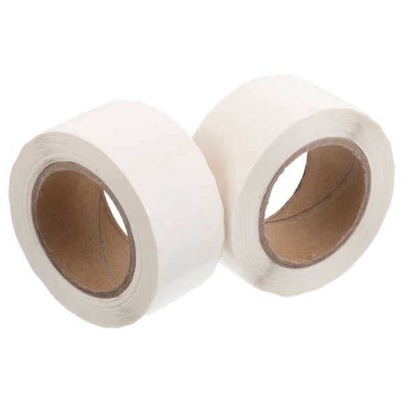 TEHAUX Transparent Clear Mailing Labels Round Self Adhesive Stickers for Office Use