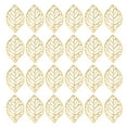 thumbnail image 1 of TEHAUX Fall Leaf Charms 200pcs Golden Iron Craft Supplies for Jewelry Making and Decorations, 1 of 8