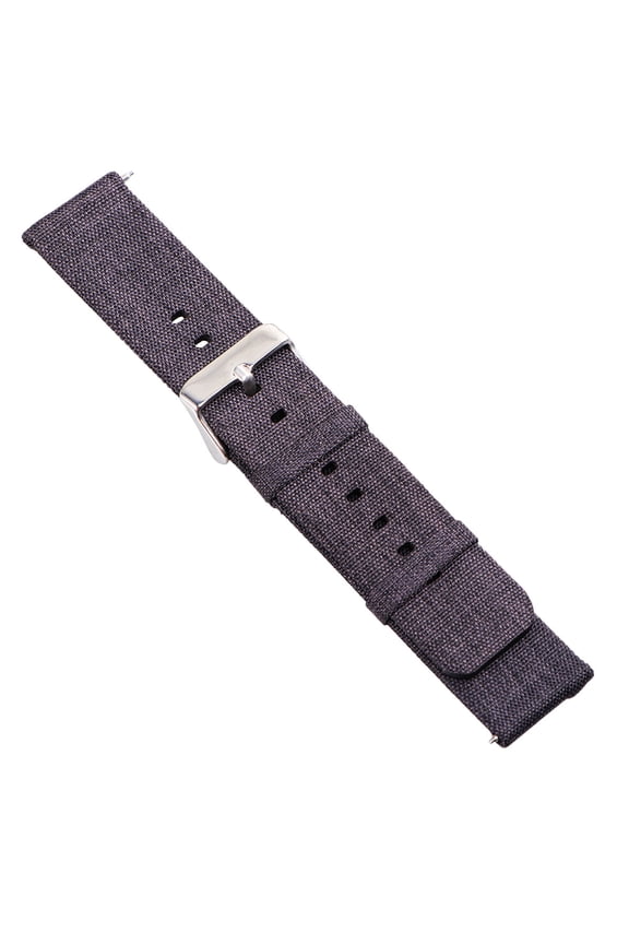 Fashion Black Watch Strap Breathable Canvas Band Stylish Watch Accessories