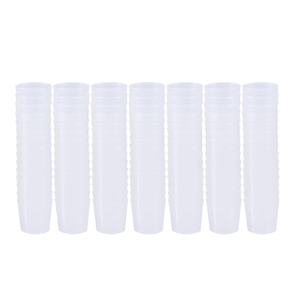 TEHAUX 25 Pcs Graduated Cup Plastic Measuring Versatile Cups