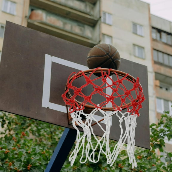TEHAUX 2-Pack Basketball Nets Outdoor Replacement Netting for Hoop Easy Installation