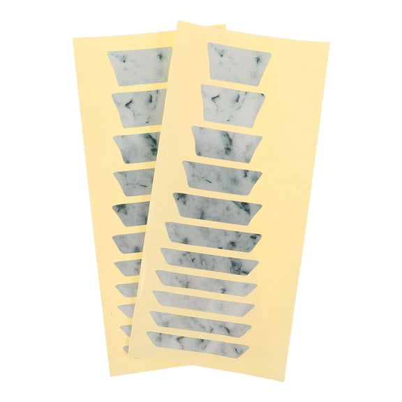 TEHAUX 2Pcs Quick Install Guitar Fretboard Inlay Stickers for Acoustic and Electric Guitar Practice