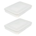 thumbnail image 1 of TEHAUX 2Pcs Homsfou Dumpling Storage Box for Freezer with Airtight Lids and Rectangular Design, 1 of 8