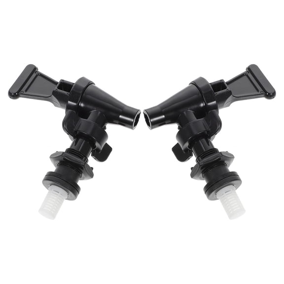 TEHAUX 2Pcs Sturdy Plastic Spigot Replacement for Beverage Bucket Water Dispenser Faucet