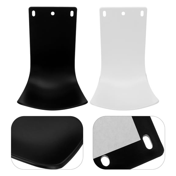 TEHAUX 2Pcs Soap Dispenser Drip Tray Wall Mount Soap Dispenser Bracket Tray Detergent Drip Catcher