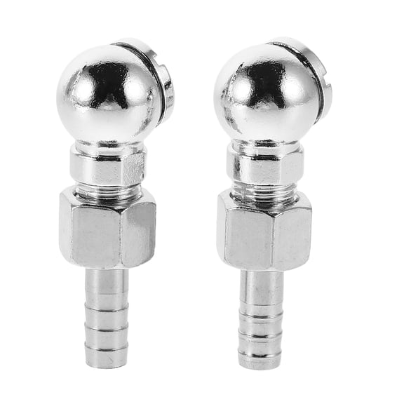 TEHAUX 2Pcs Easy Use Quick Connect Zinc Alloy Tire Valve Adapter for Car and Truck