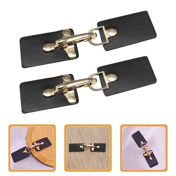 TEHAUX 2Pcs Toggle Buttons Overcoat Toggle Buckles Practical Toggle Buttons Women Coat Clothing Buckles