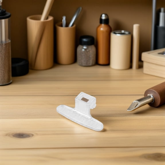 TEHAUX Washing Machine Door Handle, Transparent Plastic, Universal Fit, Easy Installation, 2Pcs