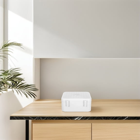 TEHAUX 2Pcs Compact Wire Separator Box for Security Camera Cable Storage