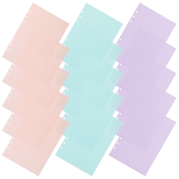 TEHAUX 3 Books Binders Notebook Paper Refill .00X14.00X0.50CM