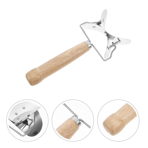 TEHAUX 3-Piece Dumpling Maker Set with Ravioli Skin Press, Cutter, and Wrapper Mold for Easy Homemade Dumplings