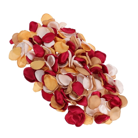 TEHAUX 300 Pcs Simulation Rose Petals in Assorted Color for Bridal Shower Decor