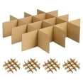 thumbnail image 1 of TEHAUX 30Pcs Cardboard Box Dividers for Shipping Glassware Beige Inserts for Space Efficient Packing, 1 of 6