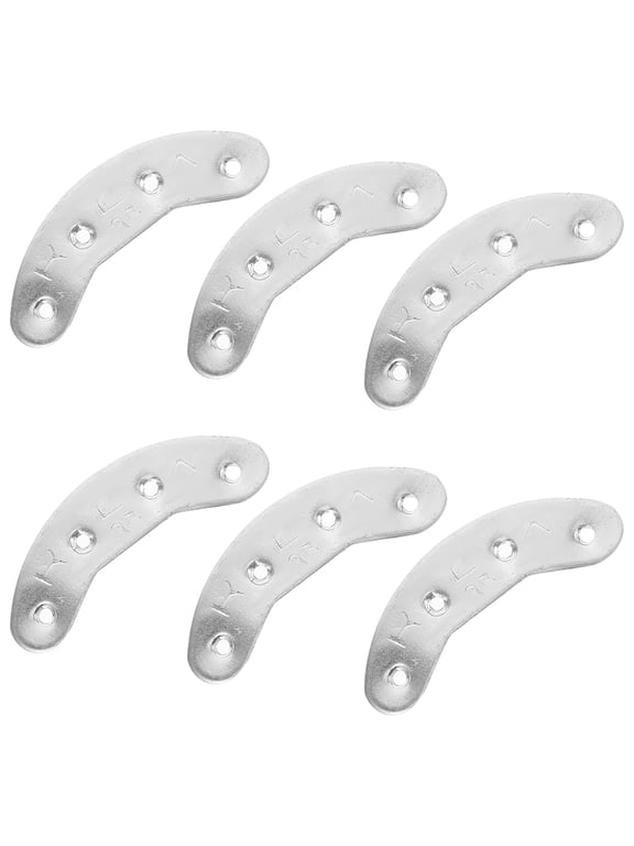 3 Pairs Metal Heel Plates Shoe Heel Repair Patches for Boots and Shoes Easy Installation