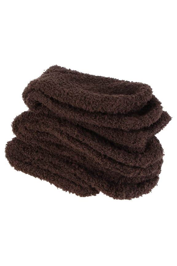 3 Pairs Thick Plush Sleeping Socks for Men, Slipper Socks, Cozy Winter Footwear