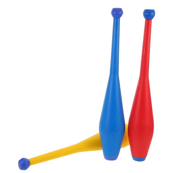 TEHAUX 3Pcs Lightweight Juggling Sticks with High Friction Grip for Circus Performance