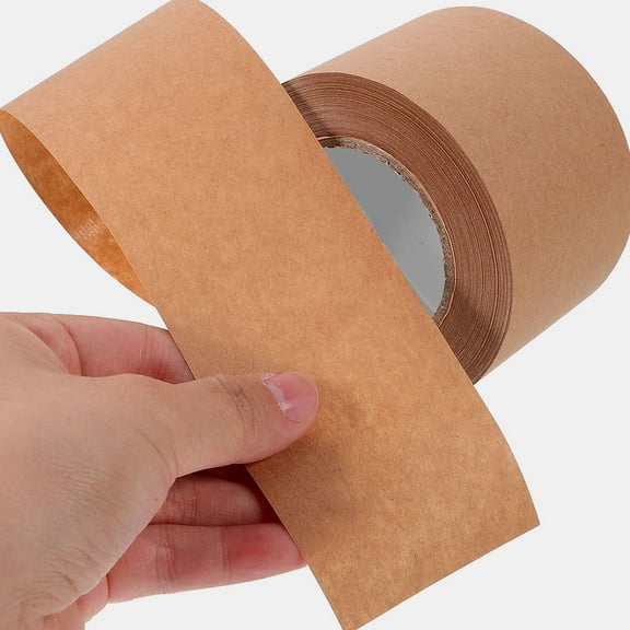 TEHAUX Wide Kraft Paper Packing Tape for Shipping Reinforcement