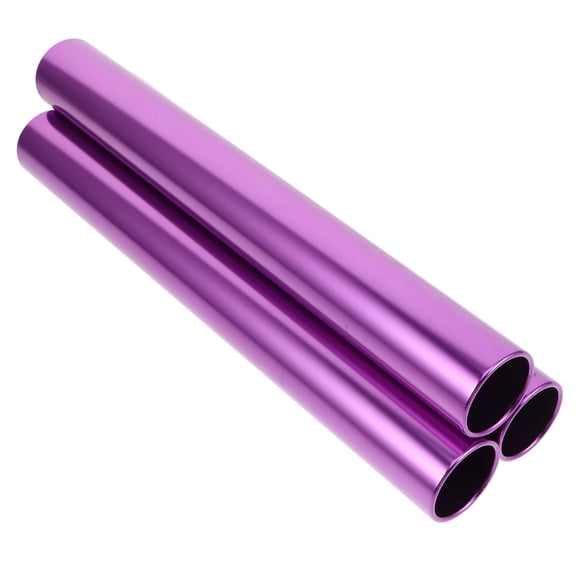 TEHAUX 3pcs Aluminum Alloy Relay Baton for Track Race Running Athletes