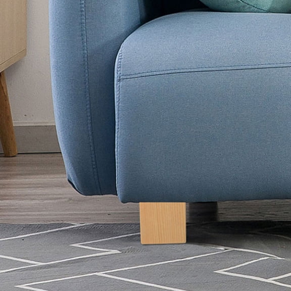 TEHAUX 4-Pack Wood Furniture Riser Blocks for Desk, Chair, Sofa - Height Boosting Supports for Stability and Comfort