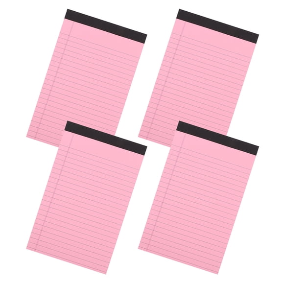 TEHAUX 4 Pcs Meeting Notepad for Students Take Paper Notes Work 20.30X12.60X0.60CM Red