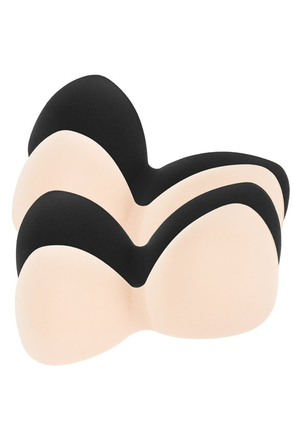 4 Pcs Pads for Bra Latex Cotton Breast Pad Women's Miss 24.00X11.00X3.00CM