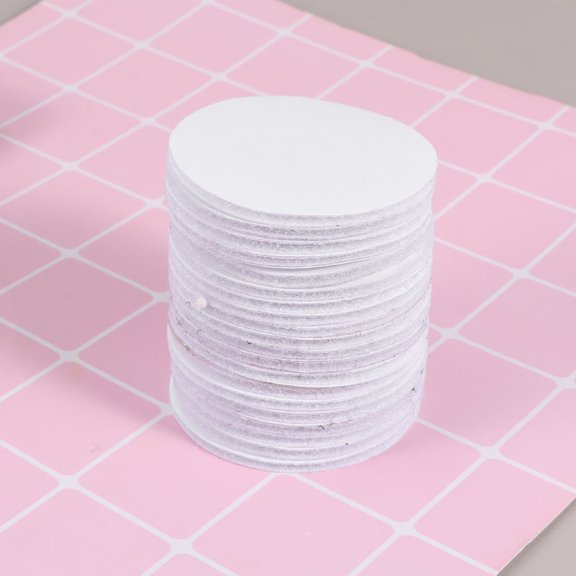 TEHAUX 40Pcs Double Sided Adhesive Fixed Sticker Parents Bed Sheet Fasteners White Nylon Square Anti Skid Fixer