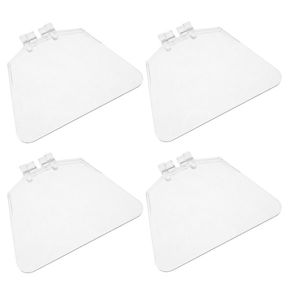 TEHAUX 4Pcs Bench Grinder Safety Shields Transparent Eye Protection for Industrial Use