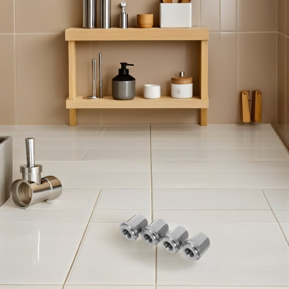 TEHAUX 4Pcs Closed Stainless Steel Battery Nuts for Secure Truck Battery Terminal Connections