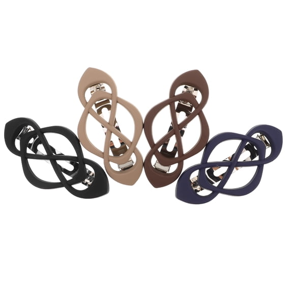 TEHAUX 4pcs Bridal Hair Barrettes For Secure Hair Hold In Assorted Color - Perfect Hair Clips For Women