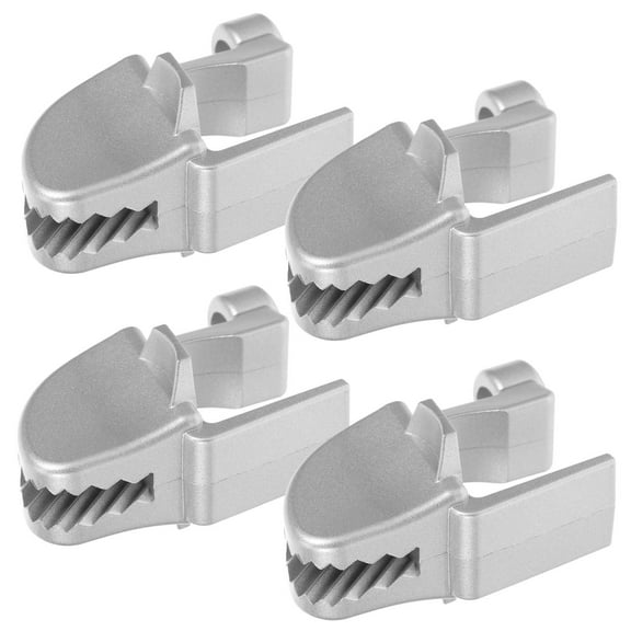 TEHAUX 4Pcs Heavy Duty Boat Rail Cleats Adjustable Bumper Clips for Dock Use