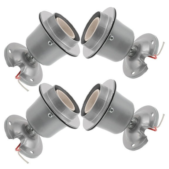 TEHAUX Lamp Fittings Ceiling Light Bulb Socket Industrial Style 4pcs
