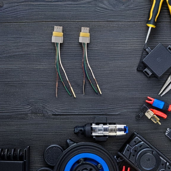 TEHAUX 4Pcs Ignition Coil Female Connector Plug with Copper Material for Cars Trucks