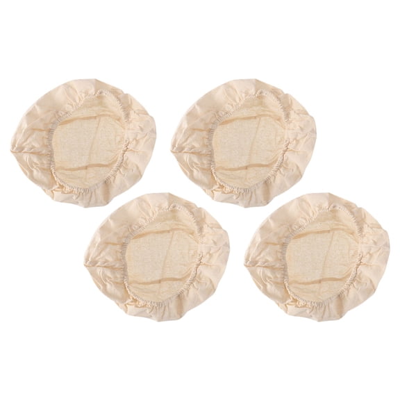 TEHAUX 4Pcs Non-Stick Bread Basket Cloth Covers Set for Kitchen Baking Accessories and Food Storage