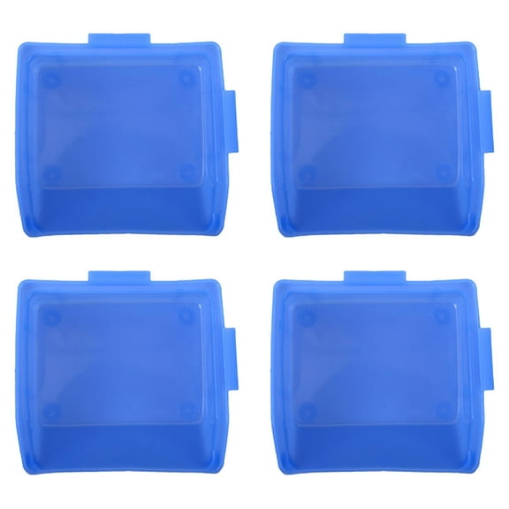 TEHAUX 4pcs Overhead Warehouse Storage Bins Warehouse Storage Bins Stackable Parts Organizers