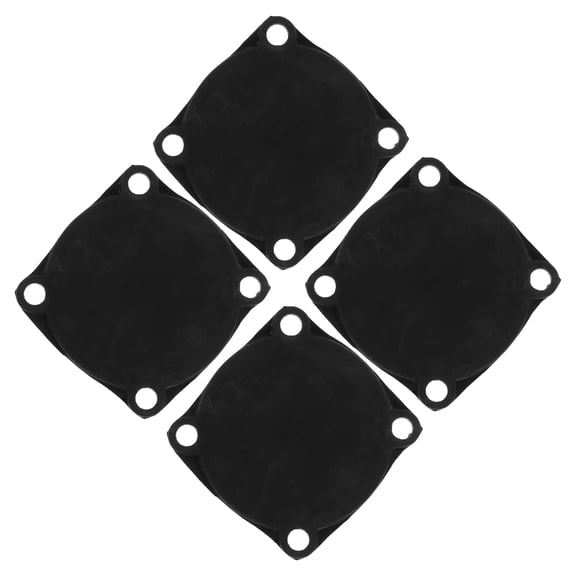 TEHAUX 4pcs Black Rubber Washer Pads Replacement Gaskets for Pressure Switch Accessories and
