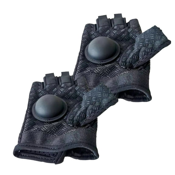 TEHAUX 5.50X4.32X1.18in Breathable Durable Microfiber Volleyball Training Gloves 1 Pair for Teenager