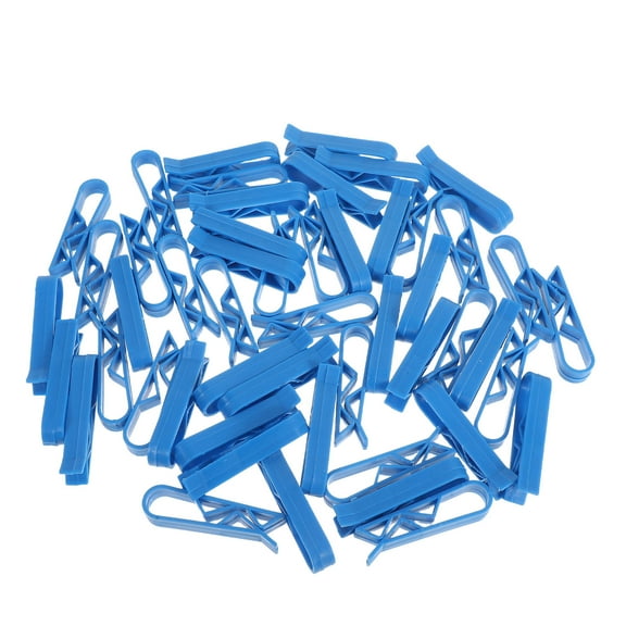 TEHAUX 50 Pcs Waste Paper Bag Holder Hoop Garbage Clip Trash Can