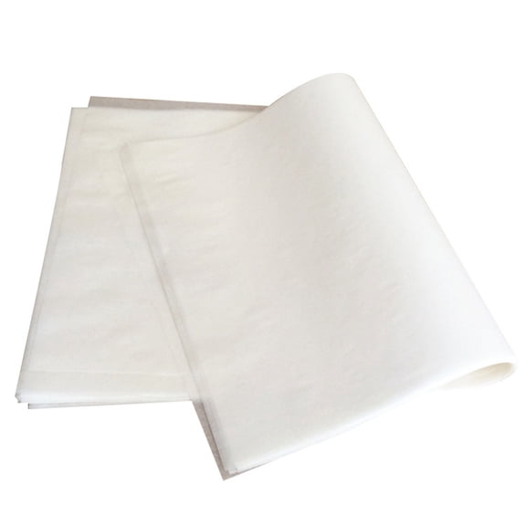 TEHAUX 50 Sheets Baking Paper 60X40X0.01in White Non-Stick Heat Conduction For Cakes Biscuits