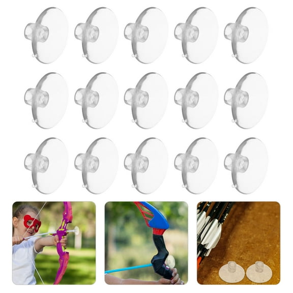 TEHAUX 50Pcs Arrow Tips Replacements Soft Rubber Arrowheads for Kids Friendly Competition Camping