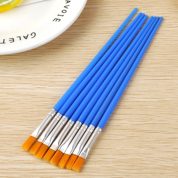 TEHAUX 50Pcs Lightweight Paint Brushes for Painting Plastic and Nylon