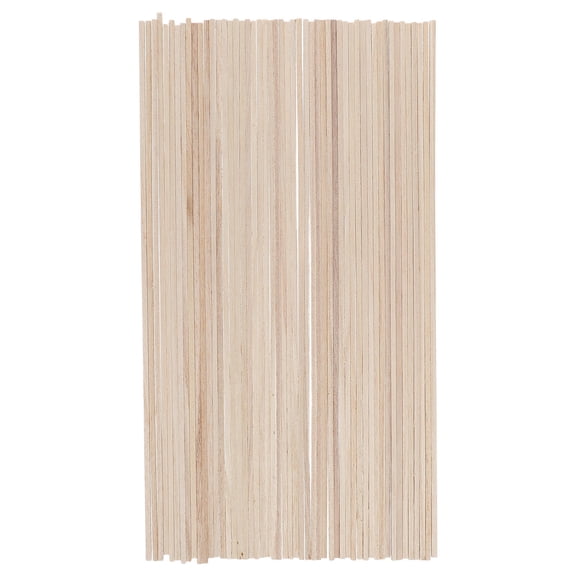 TEHAUX 50pcs Wooden Dowels Beige for Craft Making, School Art Projects, , Model Building, and Home Improvement
