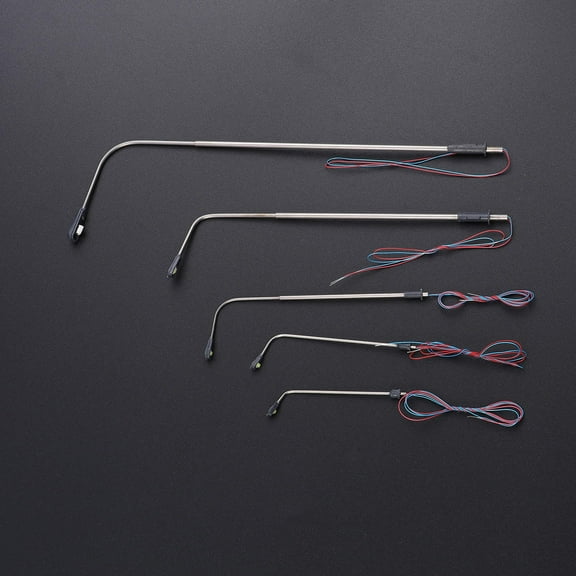 TEHAUX 5Pcs LED Street Lights Model Making for DIY Hobbyists and Miniature Model Accessory