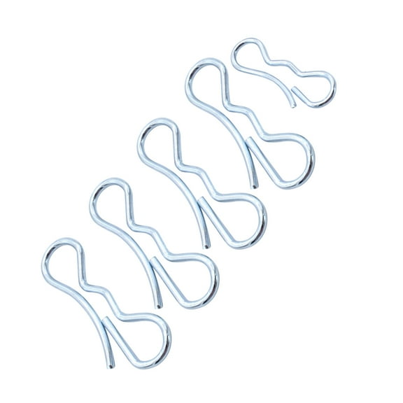 TEHAUX Alloy Steel Cotter Pins 5 Pieces Solid Fastening Clips for Secure Mechanical and Automotive Use