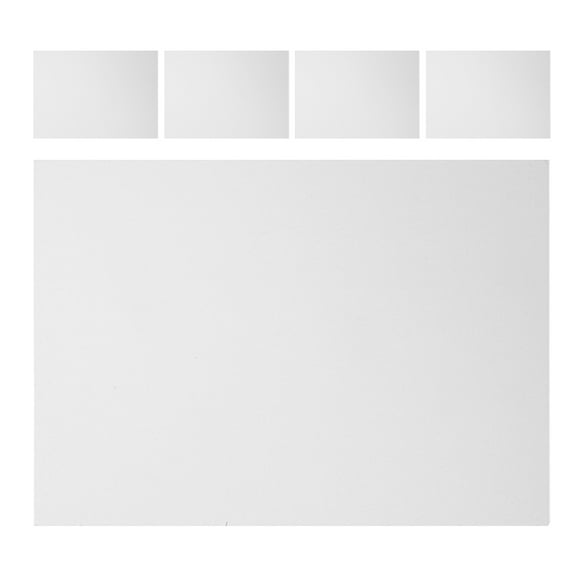 TEHAUX 5Pcs Photo Frame Backing Board White Paper For Framing Artwork And Document Organization