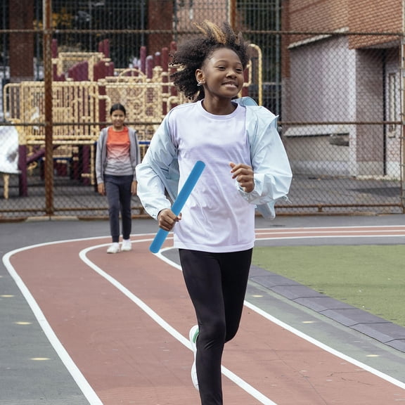 TEHAUX 5pcs Relay Race with Soft Sponge Grip for Outdoor Sports and Team Activities