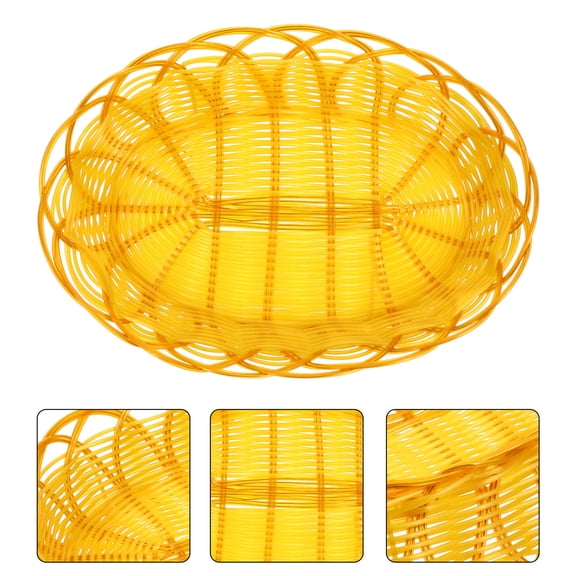 TEHAUX Kitchen Countertop Storage Basket PE Material 5Pack 8.9X6.3X2.4In