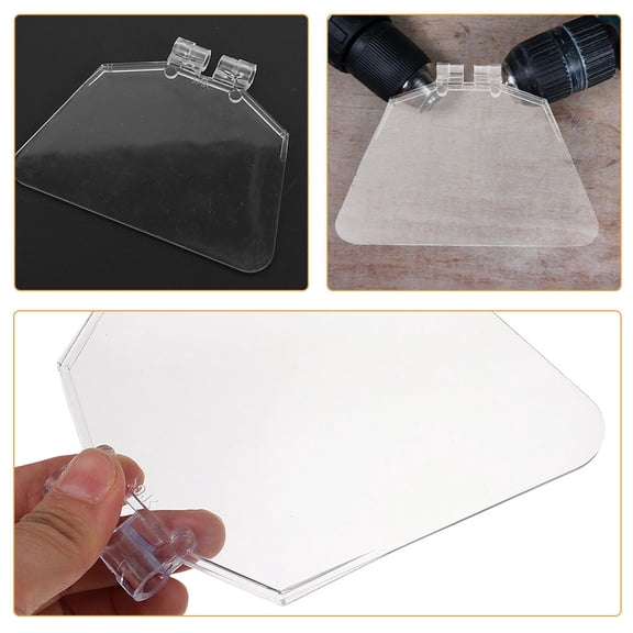 TEHAUX Bench Eye Shield Clear Plastic Protective Cover for Pets 6Pcs