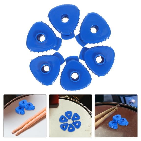 TEHAUX 6-Pack Quick Release Plastic Cymbal Nuts for Drum Hardware Accessories, and Easy to Use